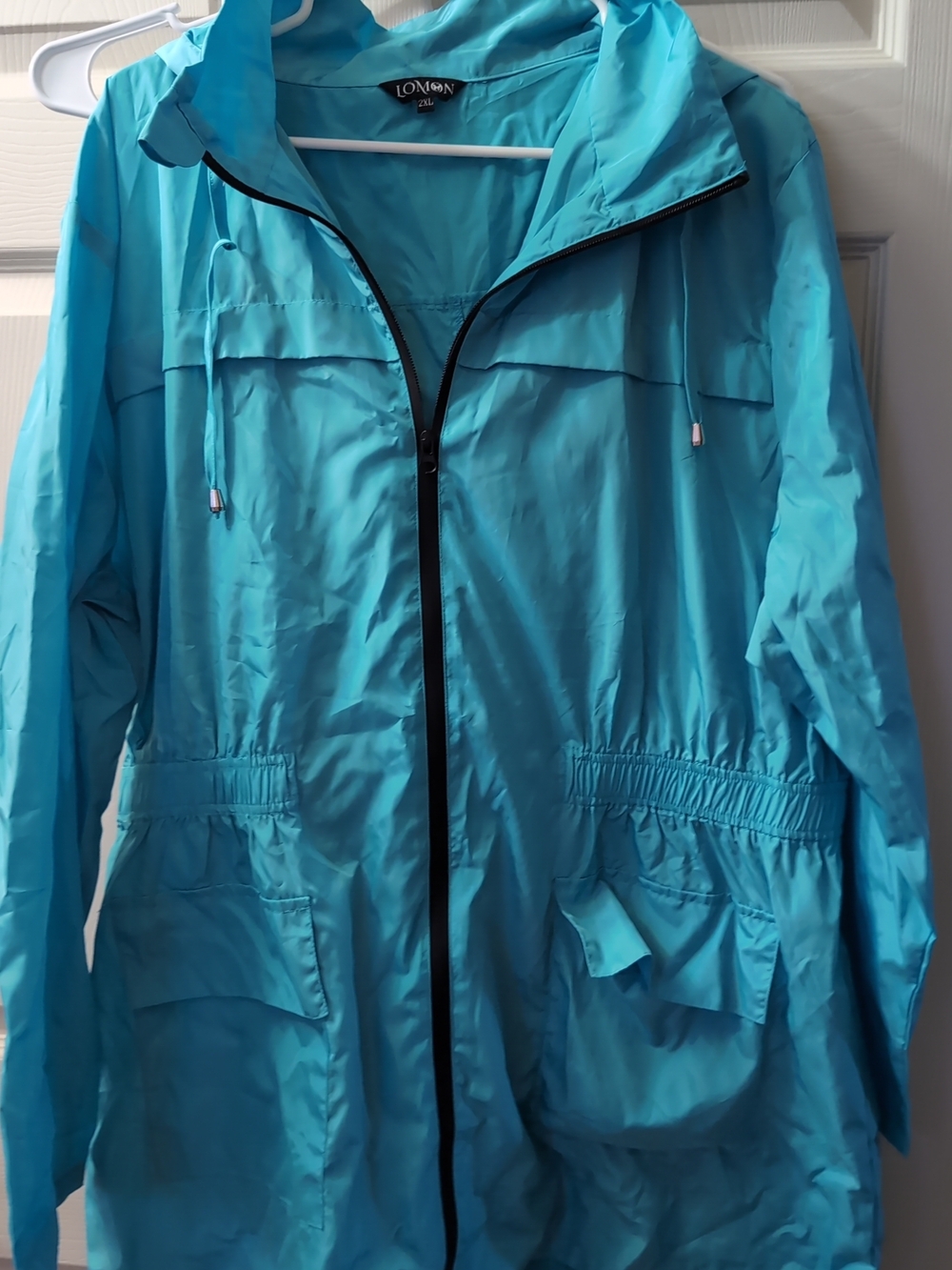 Women's Teal Utility Hooded Jacket